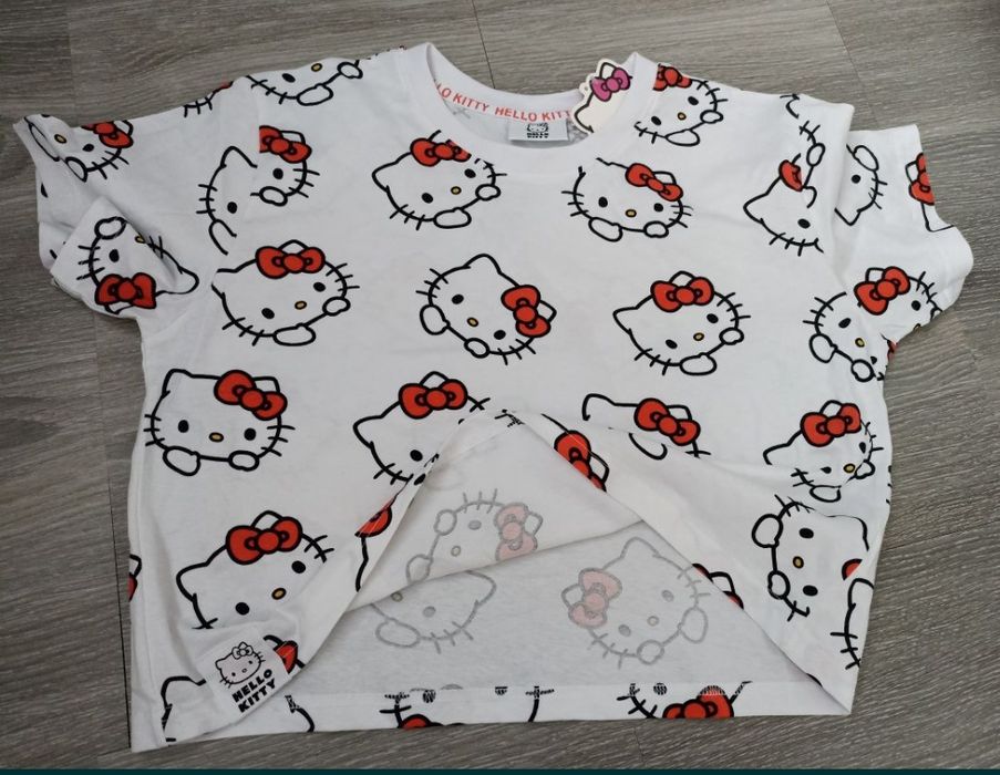 Tricou fete bumbac Hello kitty