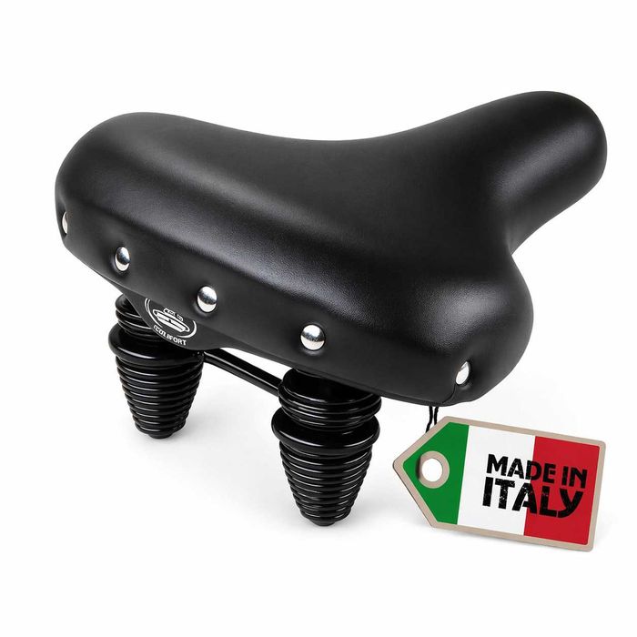 Ретро седалка за велосипед Selle Monte Grappa NEVADA, Made in Italy