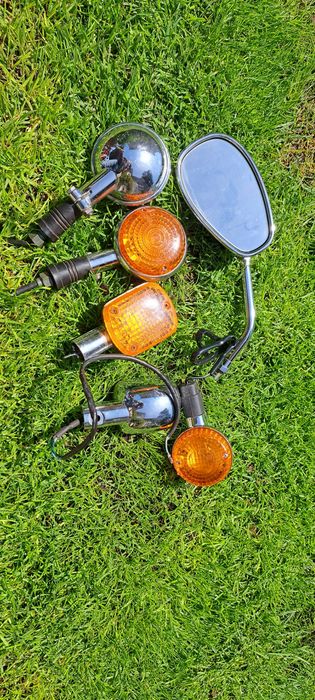 Ауспуси, генерация, части за чопър. Багажник за Vespa нов.