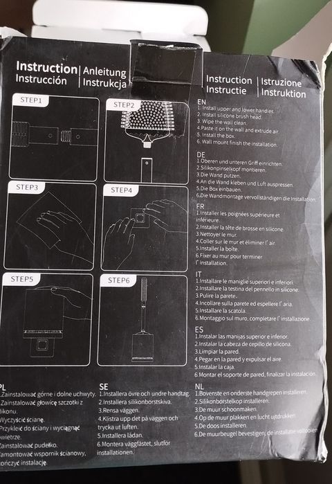 Perie pentru WC din silicon cu maner otel inoxidabil