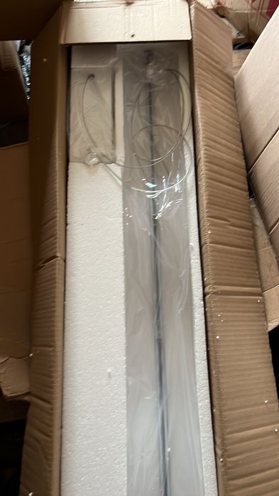 Дизайнерска лампа LED вълна 98 см висяща лампа с дистанционно