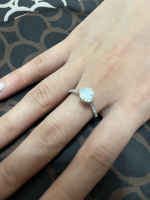 Кольцо GRA муассанит