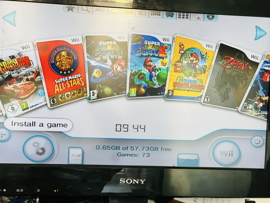 Consola jocuri Nintendo Wii Modata 70 Jocuri Mario Sonic Zelda Pokemon