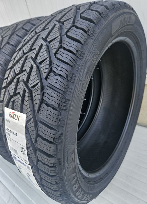 205/50 R17, 93V XL, RIKEN (by Michelin), Anvelope iarna M+S Protecție janta