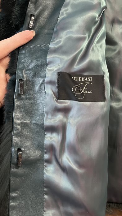 Шуба норковая с песцом