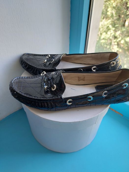 Лоферы италия чёрного цвета