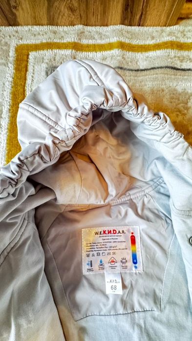 Брендовый теплый комбинезон