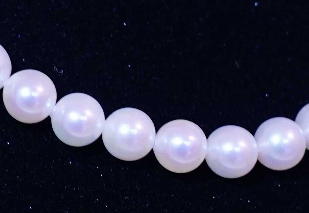 Colier Perle Akoya 6.5mm Certificat ( mikimoto cartier chanel )