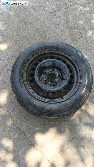 Roata Janta Rezerva Tabla Anvelopa Iarna M+S 195 65 15 R15 5x112 Mercedes W210 Clasa E Class 1995 - 2002 Cod 2104000202[mx1174]