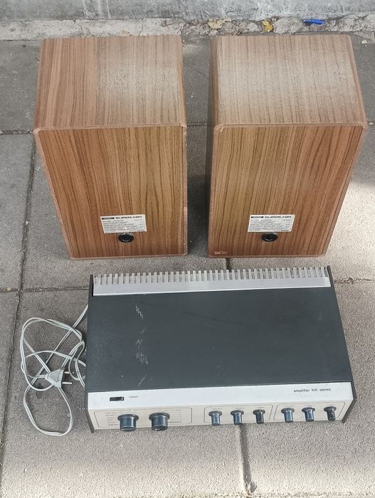 Професионални колони с усилвател GRUNDIG, SUPER HIFI Box 550.