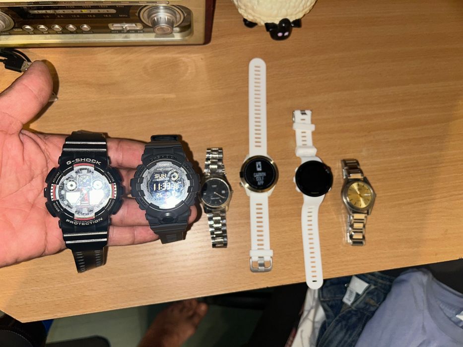 Casio G-Shock, Garmin, Seiko