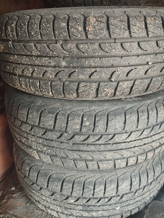 Продам диски с летней резиной, на пассат б3