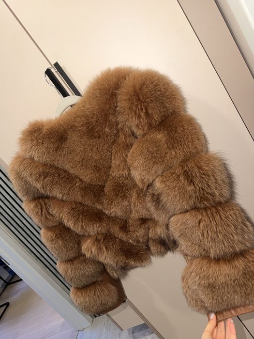 Палто естествен косъм лисица