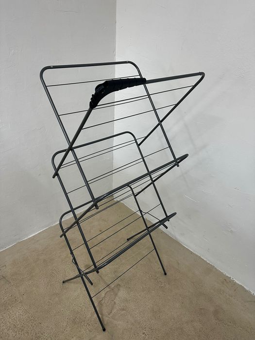 Сушилник за дрехи Relaxdays, 3 нива, сгъваем, стойка за закачалки, 138 x 63,5 x 50 см