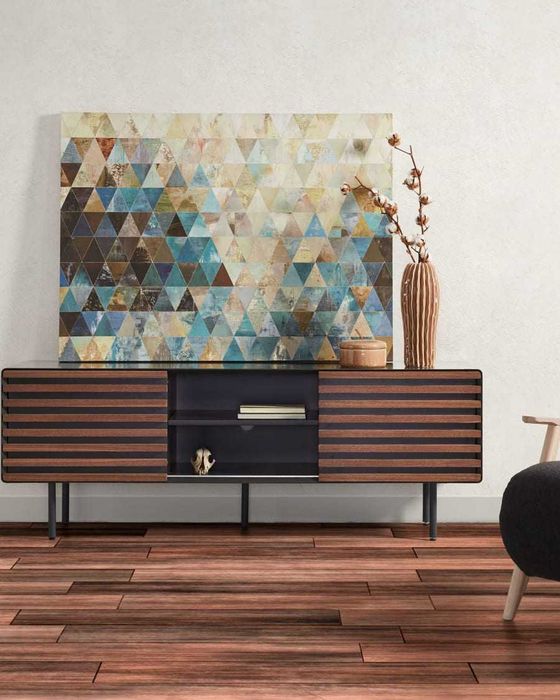 Tablou verde printat pe panza 80x100 cm Dou - Kave Home