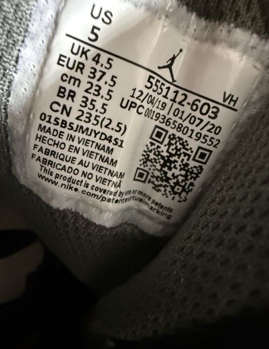Nike Air Jordan 37,5 new noi