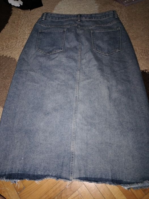 Fustă denim ,asimetrică,Xxl