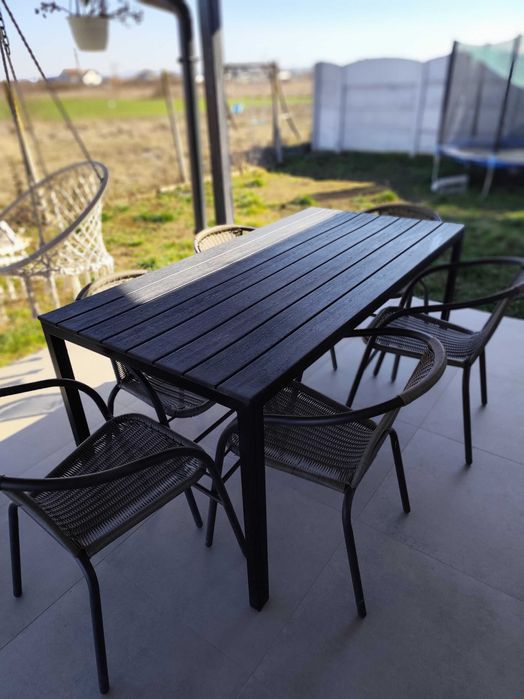 Masa terasă+6 scaune