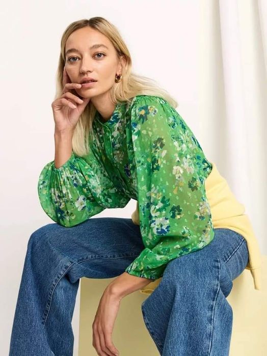 Lindex риза с широк ръкав р-р М