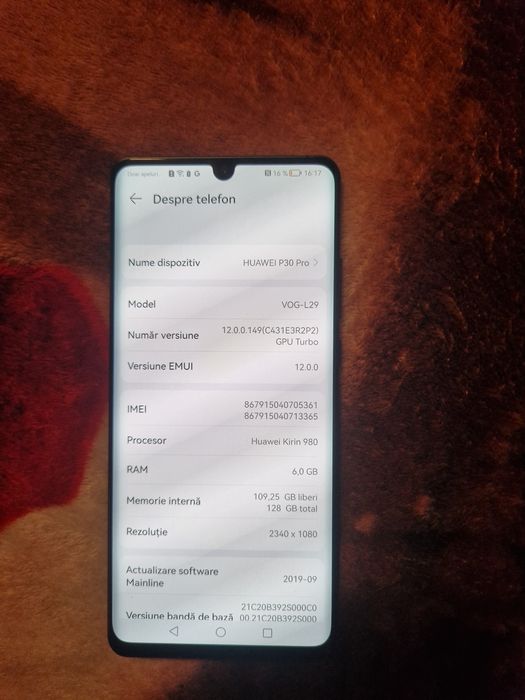 Vând huawei p30 pro