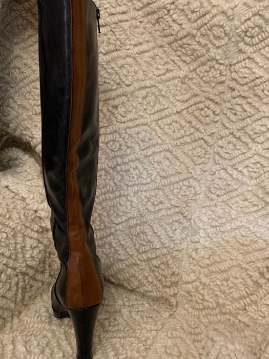 Cizme piele, cu platforma, 37