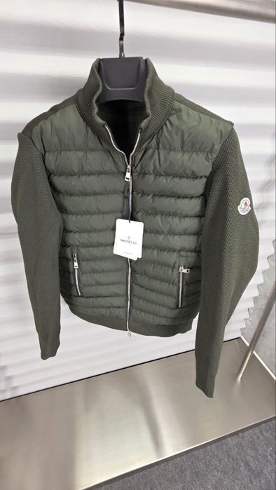 Мъжко яке Moncler – плетени ръкави, няколко цвята