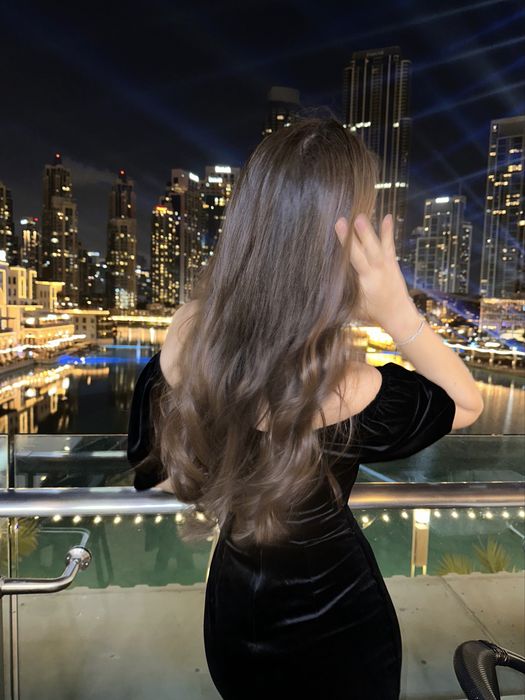 Платье чёрное бархатное