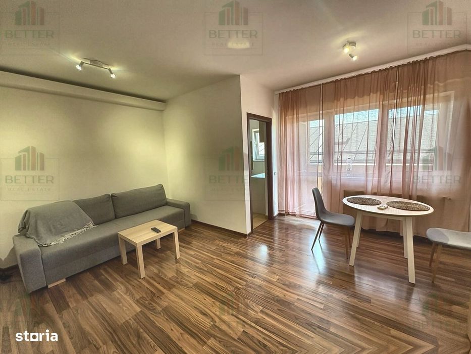 Garsonieră decomandată, 40 mp, balcon, Popești-Leordeni