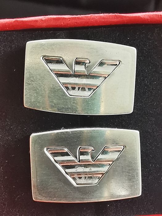 Butoni camasa Giorgio Armani Argint