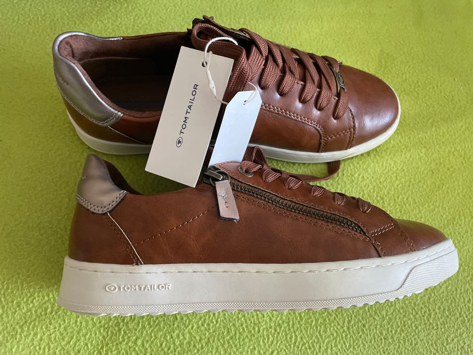 Чисто нови Tom Tailor кожени сникърси