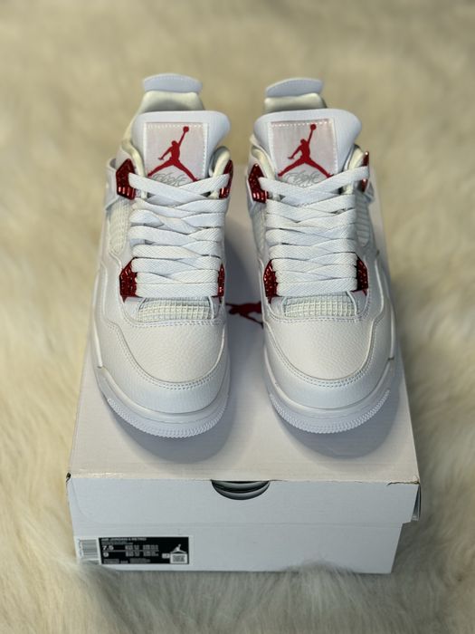 Air Jordan 4 Retro Metallic Red Full Box Verificare Colet Marimi 36-45
