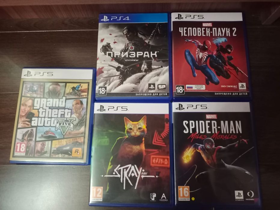 Продам игровые диски на PS 5