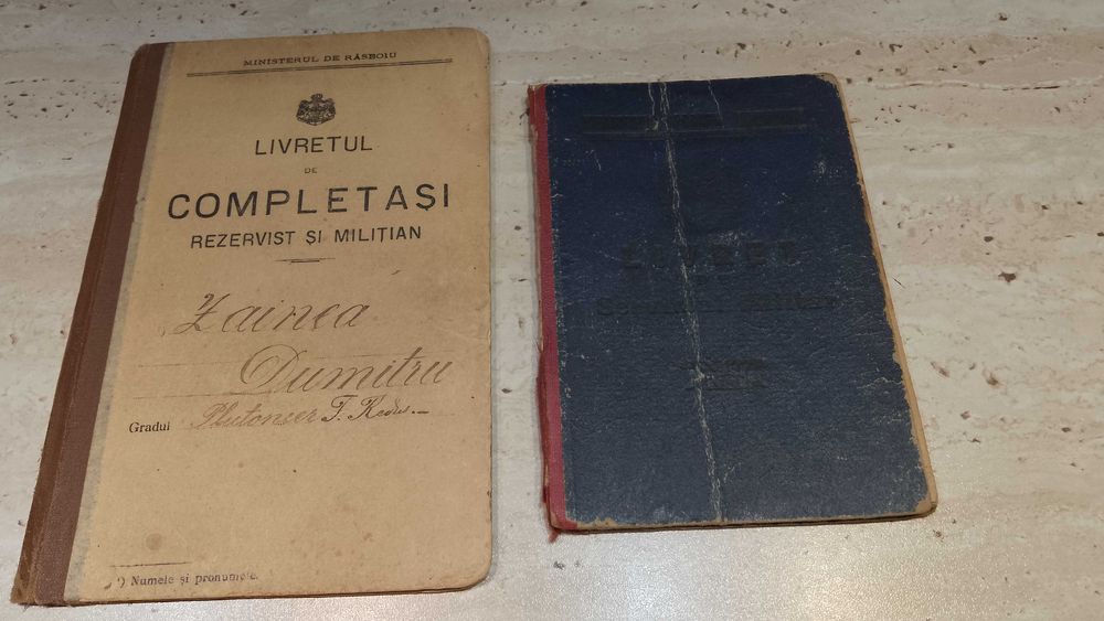 Documente militare din perioada 1916 - 1945