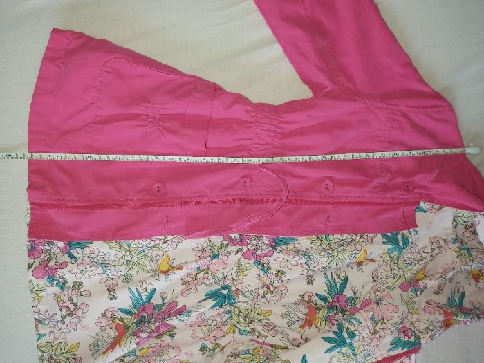 Двусторонний плащ для девочки