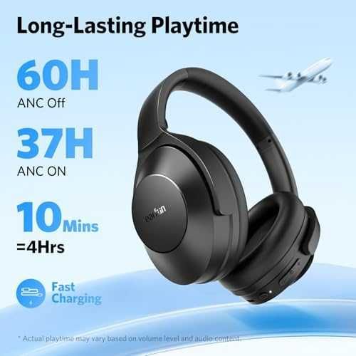 Нови Безжични слушалки ANC EarFun Wave Life Bluetooth 5.4 Hi-Res Bass