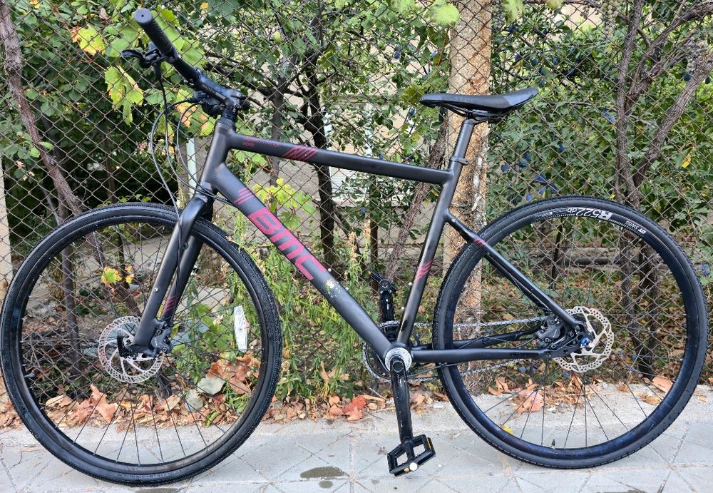 BMC Alpenchalenge 02 Хибрид велосипед 8 скорости вътрешни Shimano L размер Хидравлични дискови Швейцарски велосипед Алуминиев