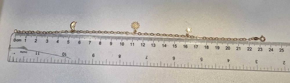 Bratara de picior din aur (AG32 B28150.8)2 ANI GARANTIE!