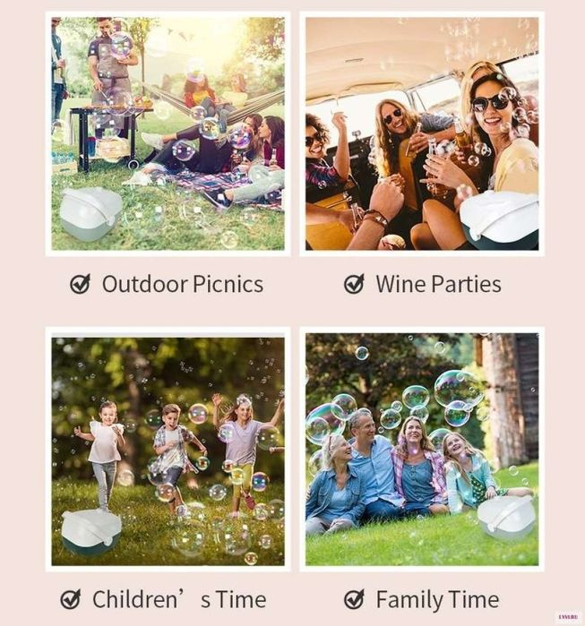 Машина за произвеждане на множество сапунени балончета