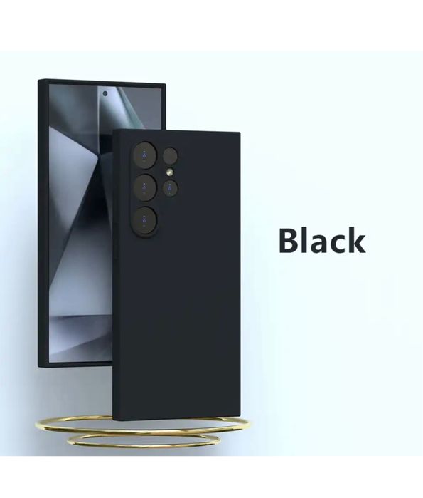 Samsung S21/S22/S23/S24/S25/S26 PLUS ULTRA EDGE Husa Silicon Neagra /Clara
