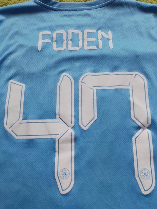 Tricou Fotbal Manchester City #47 Foden 2021/22 Home