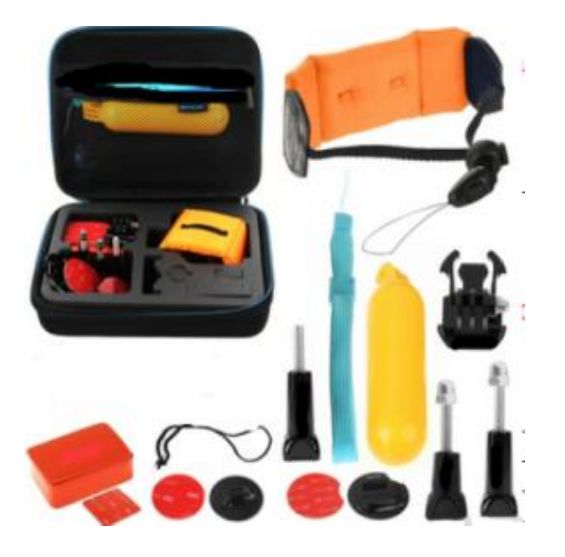 GK24 нов комплект аксесоари за екшън камери 7 части GO PRO SJCAM,EKEN