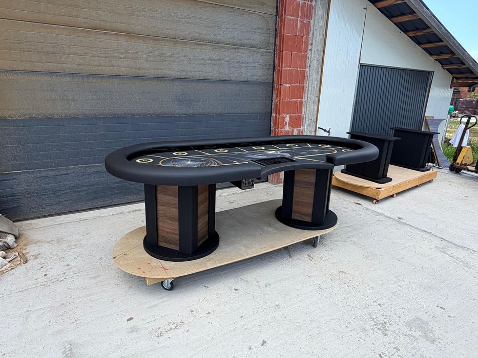 Masa poker casino extra lux cu surpainaltare CustomTables.eu Bucuresti stoc urgent