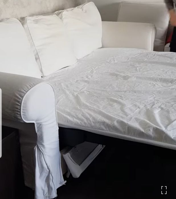 Canapea extensibilă Ikea 3 locuri huse detașabile