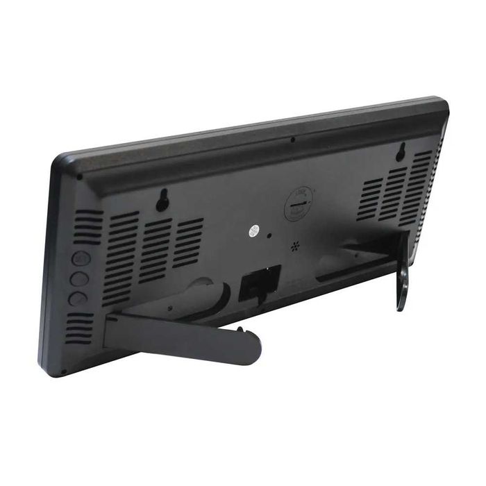 Современные настольно/настенные часы с календарём, будильником.