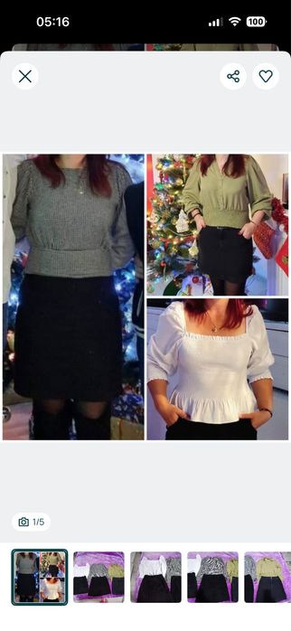 5 tinute  fusta/bluza ca noi!!pret mic!!