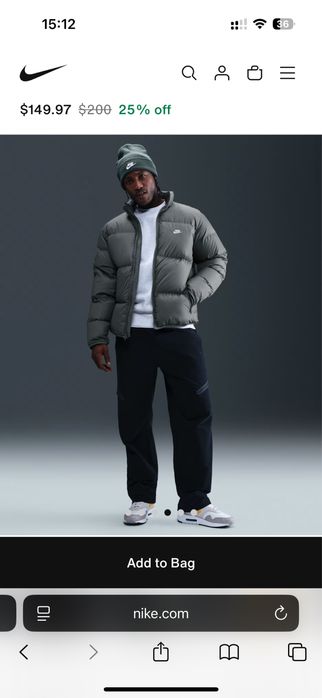 Продам куртку Nike