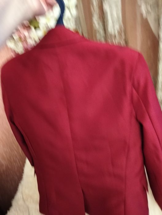 Пиджак мужской бордовый