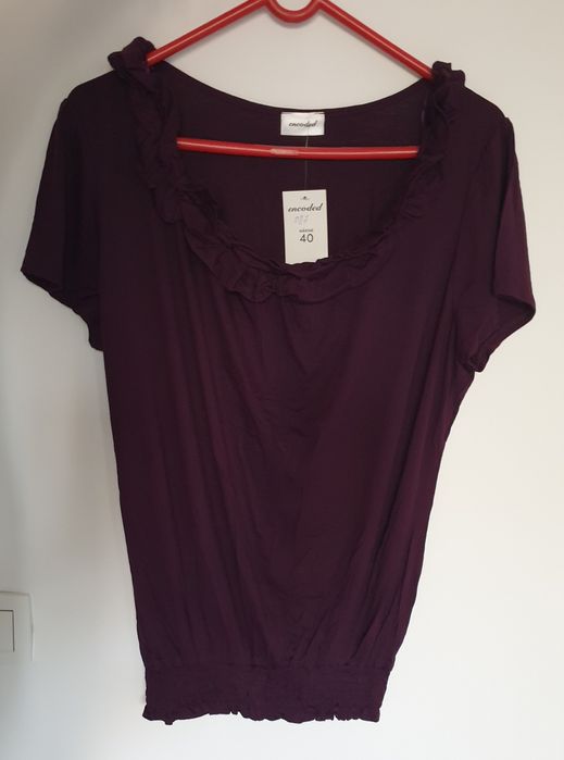 Bluza Encoded M noua, vascoza