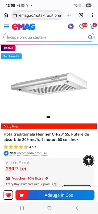 Hota Heinner  nouă sigilata