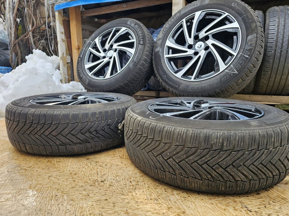 Jante aliaj 17"Renault Kadjar/Arkana\Qashqai cu anvelope M+S 215/60/17